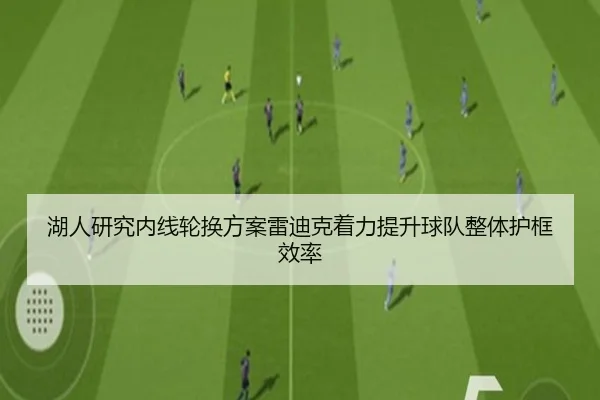 湖人研究内线轮换方案雷迪克着力提升球队整体护框效率